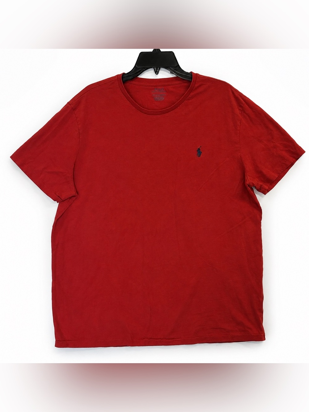 Red crewneck made by Polo Ralph Lauren, men’s size XL
